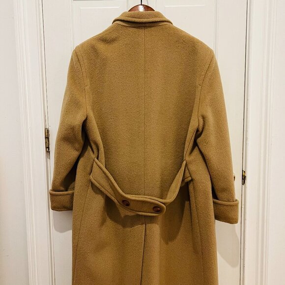 Larry Levine Women's Double Breasted Peacoat Wool Over Coat Size 14 - Picture 3 of 16